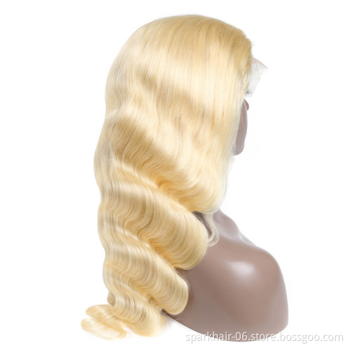 SPARK 613 HD Full Lace Wig Human Hair,13x4 13x6 613 Virgin Lace Front Wig,Platinum Blonde 613 transparent Lace Frontal Wig